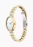 SKAGEN ANITA OVAL MOTHER OF PEARL DIAL TWO-TONE BRACELET SKW3183