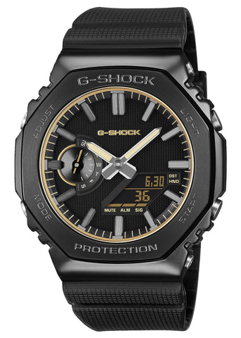 CASIO G-SHOCK DUO LUXE BLACK ION PLATED CASE BLACK RESIN GM2100LXB-1A9
