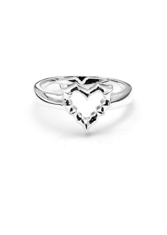 STOLEN GIRLFRIENDS CLUB JAGGED HEART MINI RING JWL1-25-12