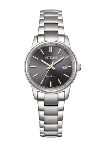 CITIZEN LADIES ECO-DRIVE STAINLESS STEEL BRACELET EW2740-50E