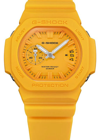 G-SHOCK ANALOGUE YELLOW DIAL YELLOW RESIN BAND GAC2500-9A