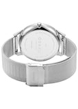 OBAKU CHIA STAINLESS STEEL MESH BRACELET WHITE DIAL V298GDCWMC