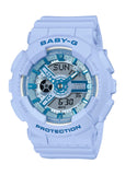 CASIO BABY-G ANALOGUE / DIGITAL BLUE RESIN BAND BA110YK-2A