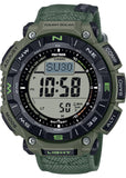 CASIO PROTREK DIGITAL CLIMBER LINE GREEN CASE GASTLON BAND PRG340B-3D