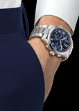 TISSOT SWISS GENTS CHRONOGRAPH L BLUE DIAL STAINLESS STEEL T116-417-11-042-00