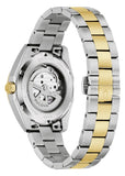 BULOVA GENTS SURVEYOR AUTOMATIC GREEN DIAL TWO-TONE 98A338