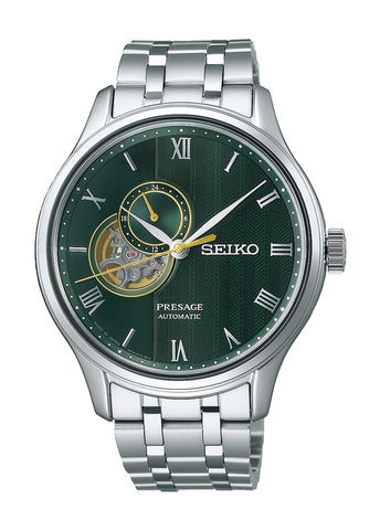 SEIKO PRESAGE AUTOMATIC OPEN HEART BALANCE JAPANESE GARDEN SSA463J
