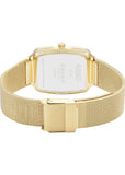 OBAKU TERN LILLE GOLD MESH BRACELET SILVER DIAL V267LXGIMG