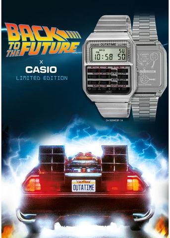 CASIO COLLABORATION 'BACK TO THE FUTURE' LIMITED EDITION CA500WEBF-1A