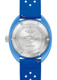 BULOVA GENTS SNORKEL 'BLUE TANG' BLUE DIAL BLUE BAND 98B445