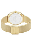 OBAKU FELT LILLE-GOLD MESH BRACELET WHITE DIAL V273LDGWMG