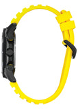 CITIZEN GENTS ECO-DRIVE CHRONOGRAPH YELLOW RUBBER STRAP AT2585-08E