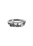 STOLEN GIRLFRIENDS CLUB SCRIPTED PIN RING SIZE Q JWL26-VD-7