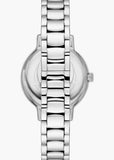 EMPORIO ARMANI CLEO CRYSTAL SET PEARL DIAL STAINLESS STEEL AR11484