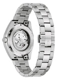 BULOVA GENTS SURVEYOR AUTOMATIC WHITE DIAL STAINLESS STEEL 96A345