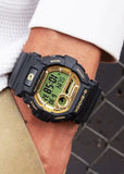 CASIO G-SHOCK DIGITAL WITH VIBRATION ALERT BLACK RESIN BAND GD350GB-1D