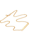 STOLEN GIRLFRIENDS CLUB STOLEN PLANK NECKLACE GOLD PLATED JWL2059-18YGP