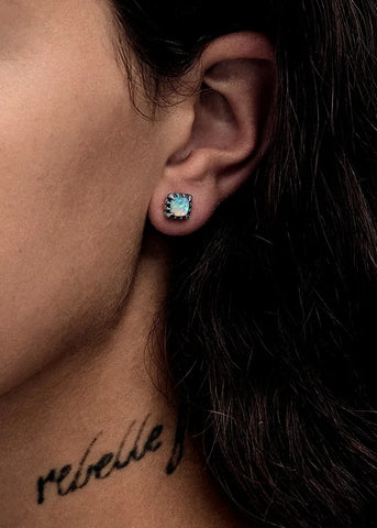 STOLEN GIRLFRIENDS CLUB MINI CLAW OPAL EARRINGS JWL23903-RO