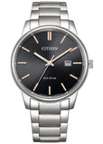 CITIZEN GENTS ECO-DRIVE STAINLESS STEEL BRACELET BM7680-57E