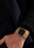SKAGEN MELLEM BLACK DIAL GOLD BRACELET SKW6956