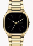 SKAGEN MELLEM BLACK DIAL GOLD BRACELET SKW6956