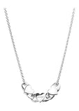 STOLEN GIRLFRIENDS CLUB TRIPLE HEART LOVE CHAIN NECKLACE JWL4-24-2