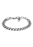 FOSSIL JEWELLERY ELLIS CORE FLAT CURB STAINLESS BRACELET JF04615040