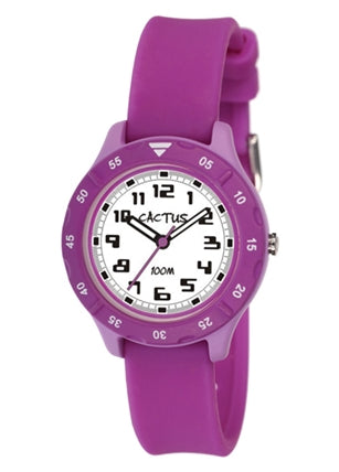 CACTUS ANALOGUE URBAN PURPLE CASE PURPLE SILICONE BAND CAC-146-M09