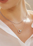 ANIA HAIE VOYAGER MAVEN SILVER LINKED NECKLACE N062-02H