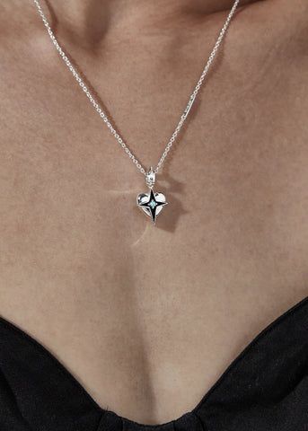 STOLEN GIRLFRIENDS CLUB CELESTIAL HEART TOPAZ NECKLACE JWL3-25-16