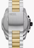 DIESEL MEGA CHIEF CHRONOGRAPH BLACK DIAL TWO-TONE BRACELET DZ4581
