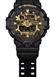 CASIO G SHOCK ANALOGUE/DIGITAL BLACK RESIN CAMOUFLAGE DIAL GA700CF-1A