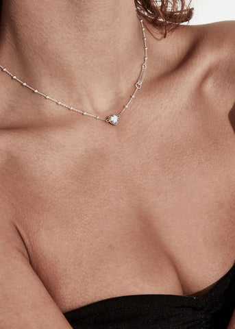 STOLEN GIRLFRIENDS CLUB DAHLIA'S HEART OPAL NECKLACE JWL4-25-40