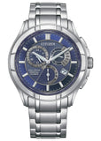 CITIZEN GENTS ECO-DRIVE BLUE DIAL PERPETURAL CALENDAR BL8160-58L