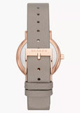 SKAGEN SIGNATUR LILLE GREYSTONE DIAL ROSE GOLD LEATHER BAND SKW3060