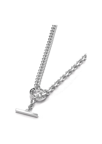 Pandora Knotted Heart T-Bar Necklace 398080-90 (Retired)