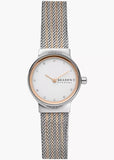 SKAGEN FREJA LILLE WHITE/SILVER DIAL TWO TONE MESH BRACELET SKW2699