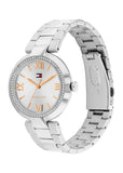 TOMMY HILFIGER ALICE SILVER SUNRAY DIAL STAINLESS BRACELET 1782681