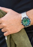 LUMINOX PACIFIC DIVER GREEN DIAL STAINLESS STEEL BRACELET XS.3137