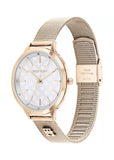 TOMMY HILFIGER IRIS SILVER DIAL ROSE GOLD MESH 1782616