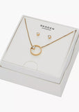 SKAGEN JEWELLERY KARIANA GOLD CRYSTAL HEART GIFT SET SKJB1014SET