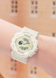 CASIO BABY-G ANALOGUE / DIGITAL OFF WHITE RESIN BAND BA110XSW-7A