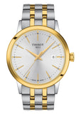 TISSOT SWISS GENTS CLASSIC DREAM BITONE STAINLESS BRACELET T129-410-22-031-00