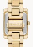 MICHAEL KORS WATCH EMERY CRYSTAL SET YELLOW GOLD BRACELET MK4643