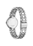 CITIZEN LADIES ECO DRIVE PEARL DIAL STAINLESS STEEL EW2690-81Y