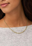 FOSSIL JEWELLERY HERITAGE D-LINK ANCHOR GOLD NECKLACE JA7209710