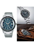 SEIKO PRESAGE AUTOMATIC STYLE 60'S G.M.T BLUE DIAL STAINLESS SSK009J