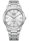 CITIZEN GENTS ECO-DRIVE STAINLESS STEEL BRACELET AW0100-86A