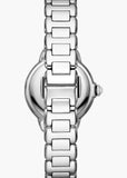 EMPORIO ARMANI MIA CRYSTAL SET PEARL DIAL STAINLESS BRACELET AR11596