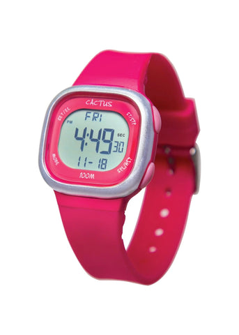 CACTUS DIGITAL ACE PINK & PINK SILICONE BAND CAC-139-M05